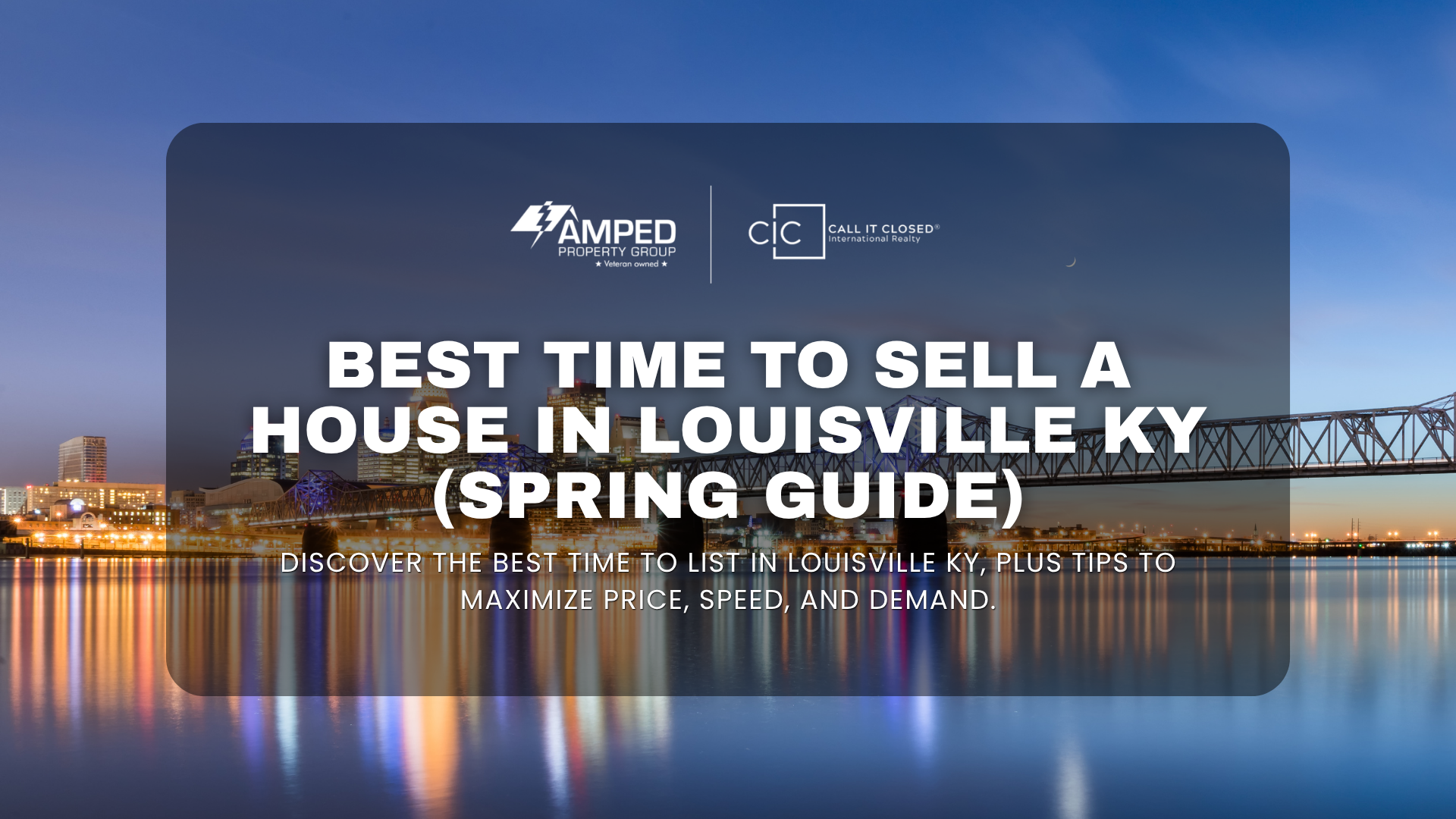 Best Time To Sell a House in Louisville KY (Spring Guide)